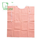 Adult Dental Protective Wear , Three Ply Disposable Patient Bibs With Tie