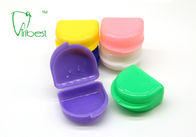 Small Colorful Plastic Orthodontic Retainer Case