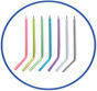 ISO 13485 Metal Core Dental Air Water Syringe Tips