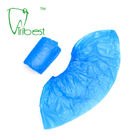 CPE Blue Plastic Disposable Waterproof Shoe Covers