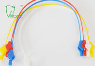 Colorful 33cm Disposable Plastic Dental Napkin Clips