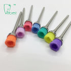 Colorful Nylon Dental Polishing Kit , Pencil Flat Dental Polishing Brush