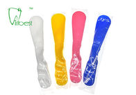 Colorful Disposable Plastic Dental Spatula easy cleaning