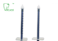Medical disposable Syringe with Needle 1ml Luer Lock Slip Plastic Dental Syringe