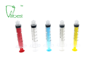Medical Self Aspirating Disposable Colorful Dental Syringe 5ml
