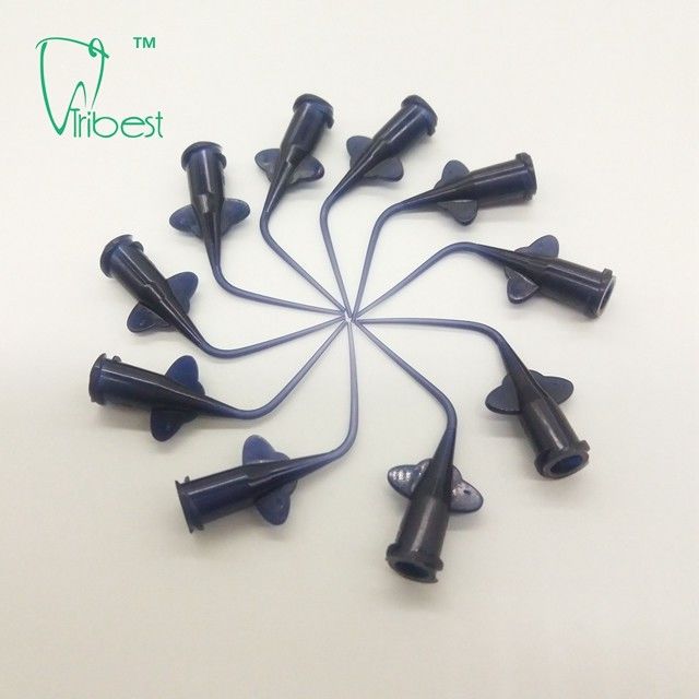 0.35mm Disposable Dental Needles Capillary Tip Pre Bent