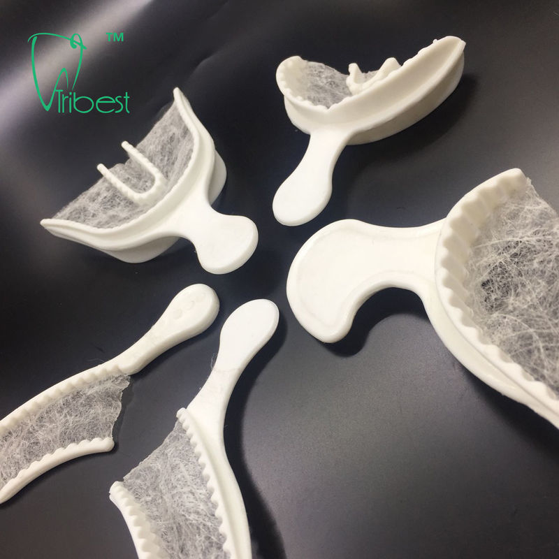 FDA Disposable Dental Impression Trays Non Woven Gauze Plastic Mesh