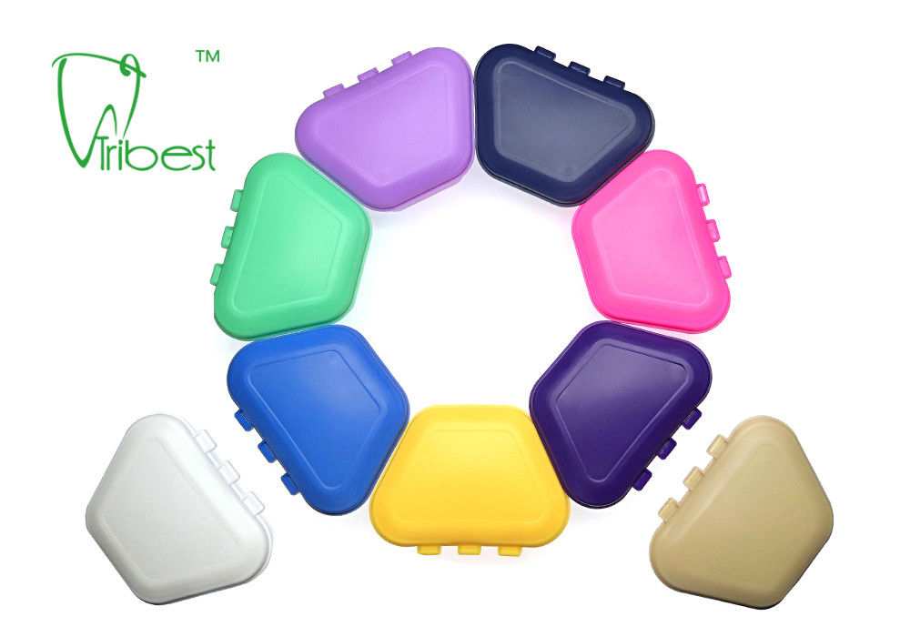 Disposable PP Dental Teeth Retainer Case Box With Hole